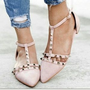 Blush flats